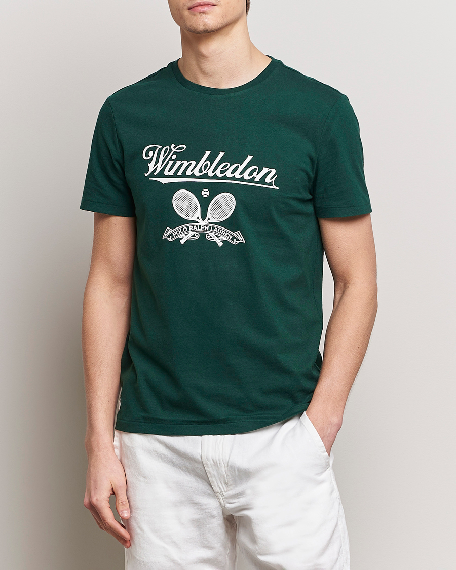 Men | Departments | Polo Ralph Lauren | Wimbledon Printed Tee Moss Agate