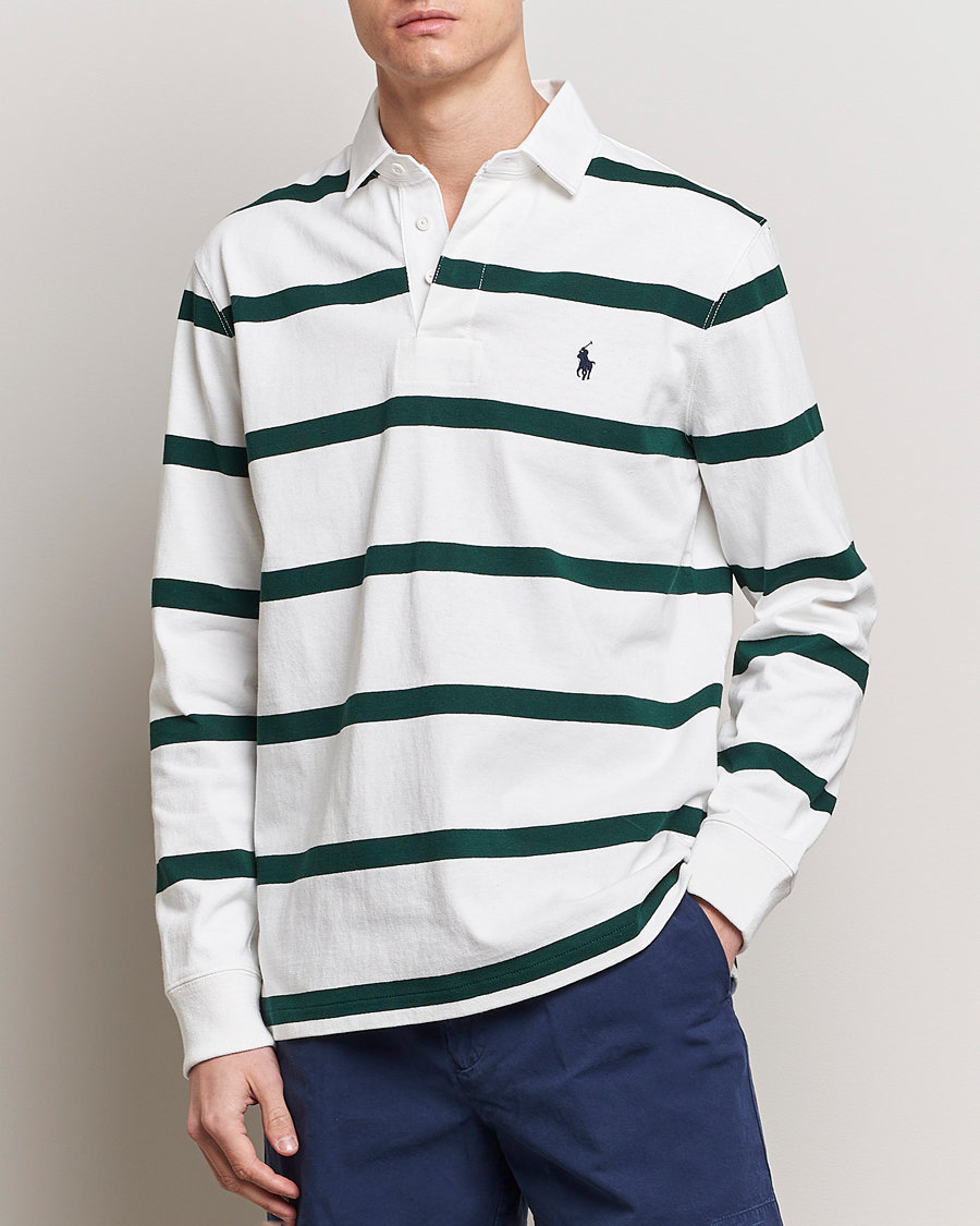 Herren |  | Polo Ralph Lauren | Wimbledon Rugby Sweater White/Moss Agate