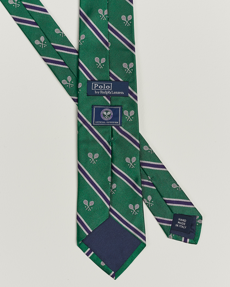 Herren | Polo Ralph Lauren Wimbledon Umpire Neck Tie New Forest Multi | Polo Ralph Lauren | Wimbledon Umpire Neck Tie New Forest Multi