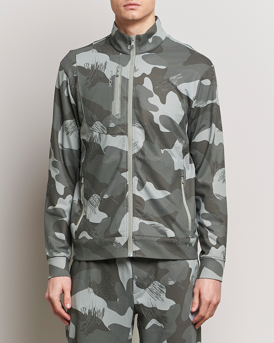 Herren | Full-zip | RLX Ralph Lauren | Warp Tech Jersey Camo Full Zip Grey