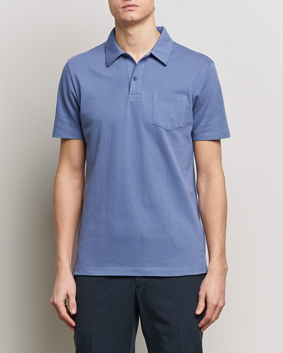 Herr |  | Sunspel | Riviera Polo Shirt Grape