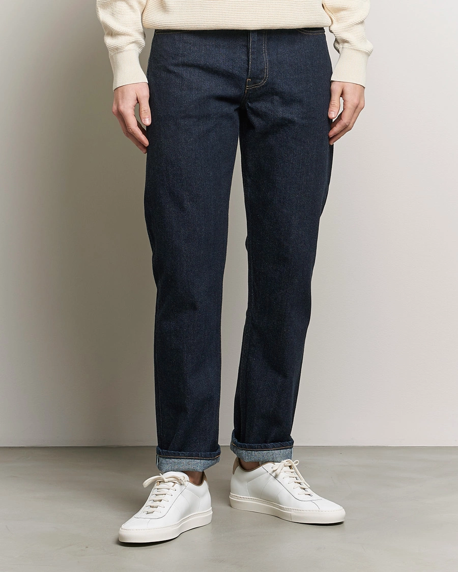 Herren | Kategorie | Sunspel | Japanese Selvedge Jeans Blue