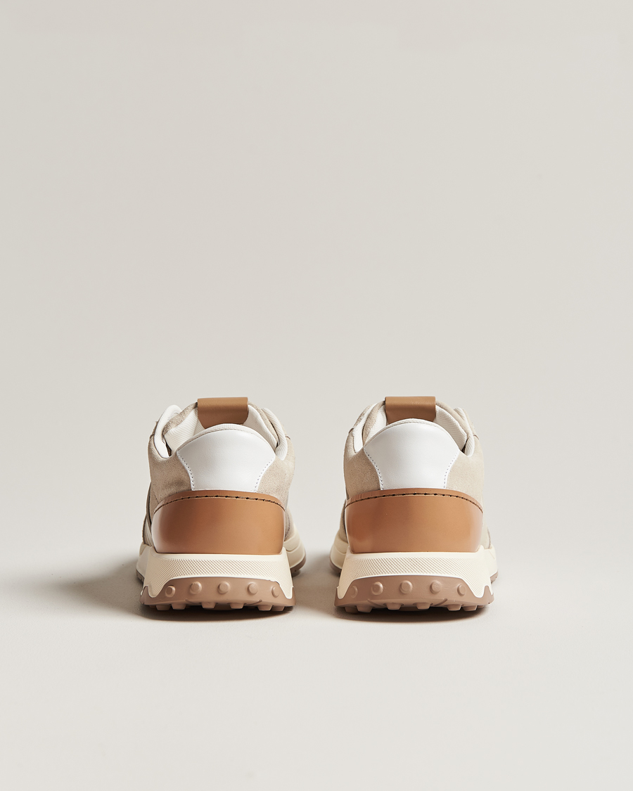 Herren | Tod's Luxury Running Sneaker Light Beige Suede | Tod's | Luxury Running Sneaker Light Beige Suede