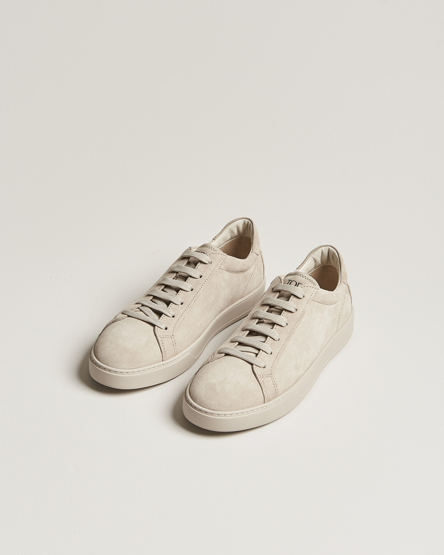 Herren | Tod's | Tod's | Cassetta Lacciata Sneaker Light Grey Suede