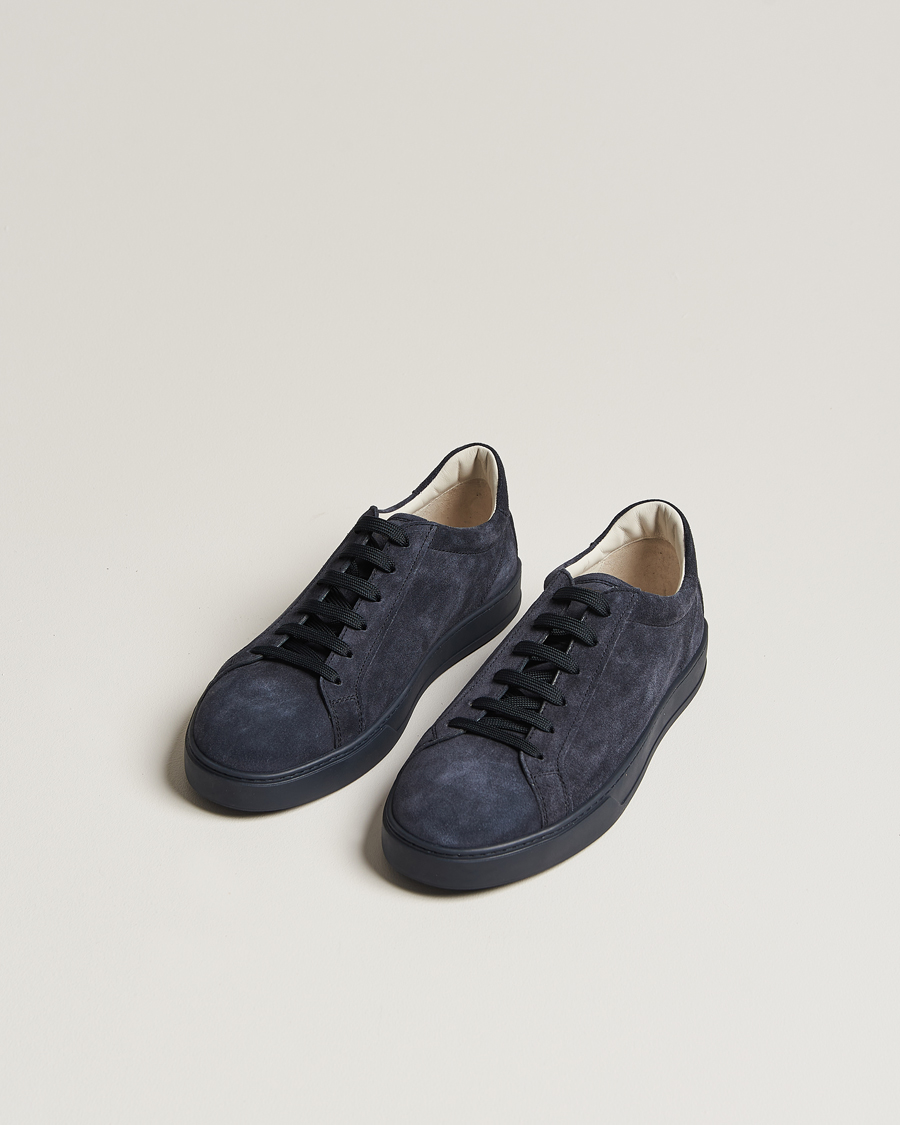 Herren |  | Tod's | Cassetta Lacciata Sneaker Navy Suede