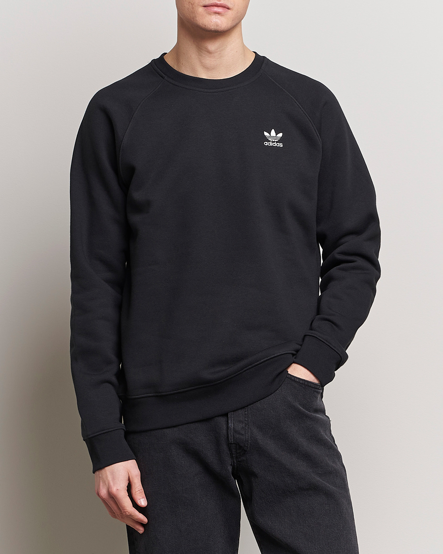 Herren | Sweatshirts | adidas Originals | Essential Crew Neck Sweatshirt Black