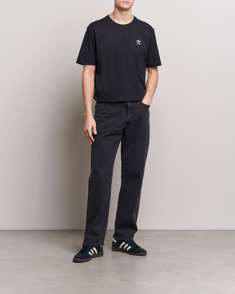 Herren | T-Shirts | adidas Originals | Essential Crew Neck T-Shirt Black