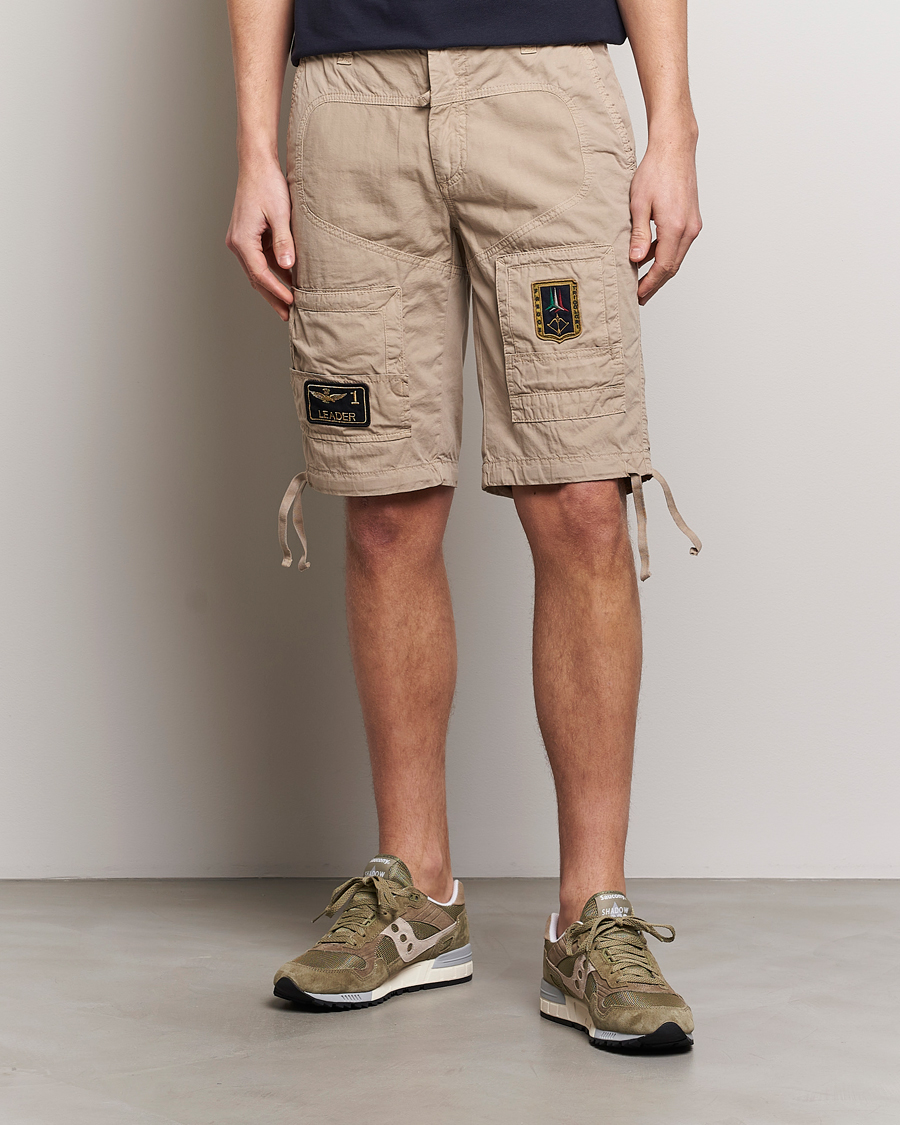 Men | Shorts | Aeronautica Militare | Heritage Bermuda Shorts Beige