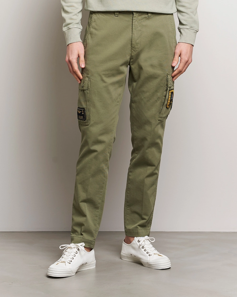 Herren | Kleidung | Aeronautica Militare | Heritage Cargo Pants Sage Green