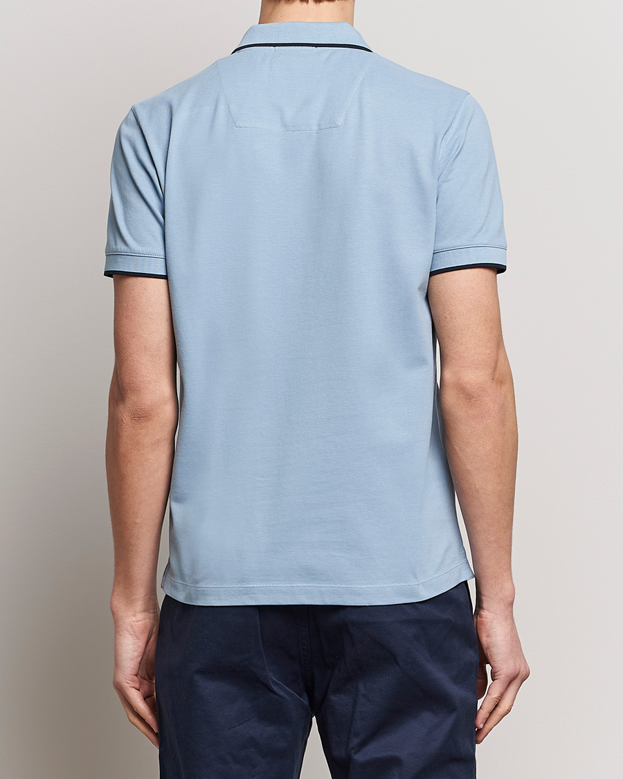 Herren | Poloshirts | Aeronautica Militare | Garment Dyed Cotton Polo Glacier Blue