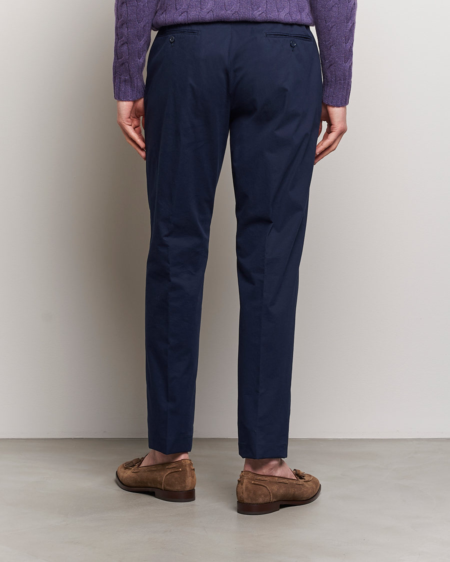 Herren | Hosen | Ralph Lauren Purple Label | Cotton Poplin Trousers Spring Navy