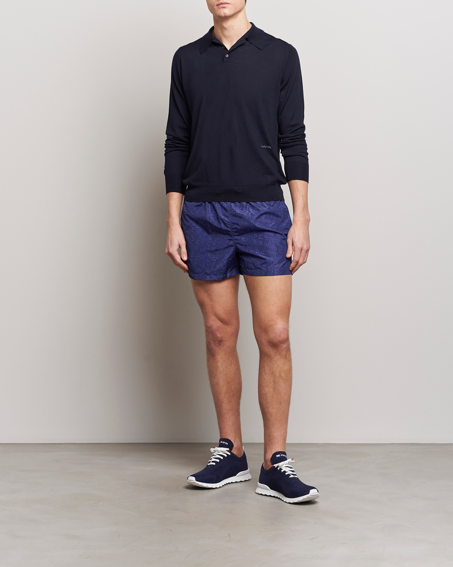 Herren | Badehosen | Kiton | Nylon Swim Shorts Navy