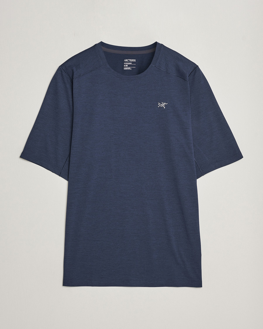 Herren | T-Shirts | Arc'teryx | Cormac Crew Neck T-Shirt Black Sapphire Heather