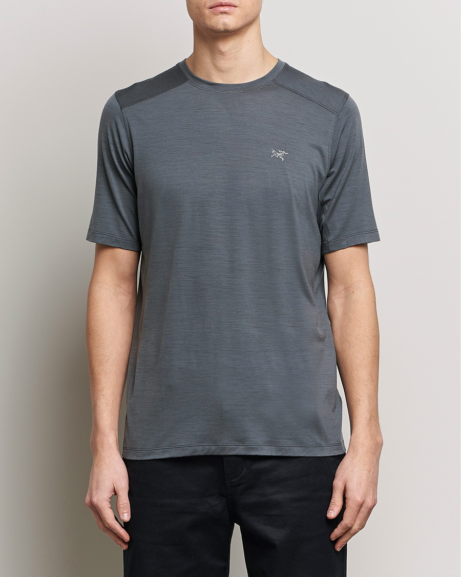 Herre | T-Shirts | Arc\'teryx | Ionia Merino Wool Crew Neck T-Shirt Cloud