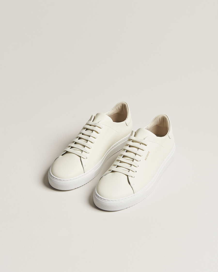 Herren | Axel Arigato Clean 90 Sneaker White Grained Leather | Axel Arigato | Clean 90 Sneaker White Grained Leather