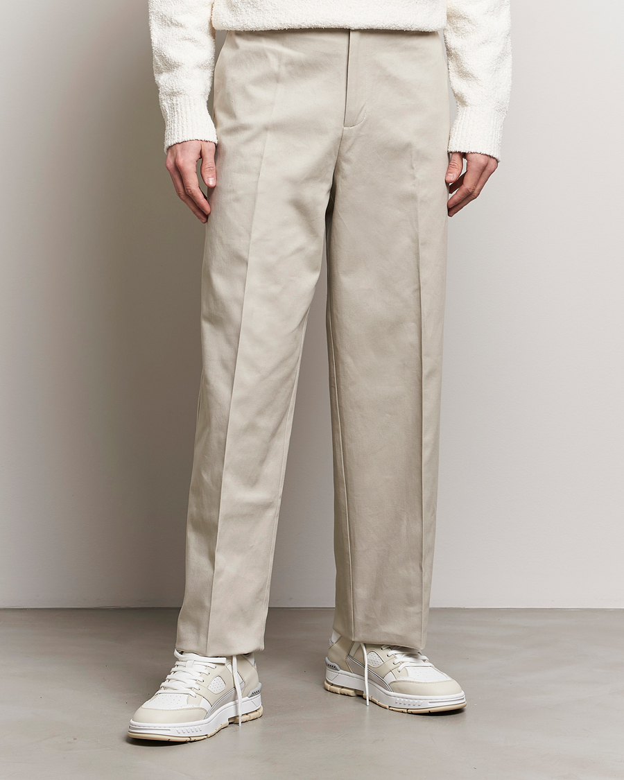 Herren | Treue-Rabatt für Stammkunden | Axel Arigato | Serif Relaxed Fit Trousers Pale Beige