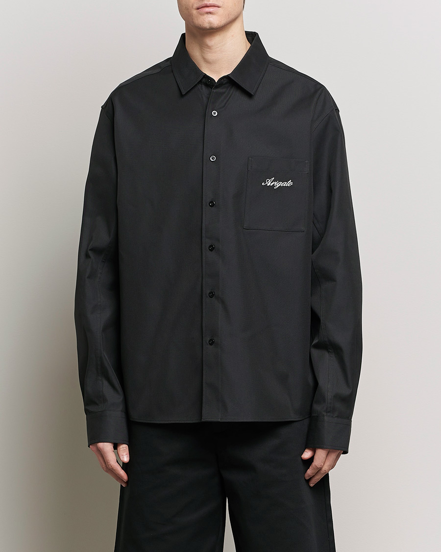 Men | Clothing | Axel Arigato | Flow Overshirt Black