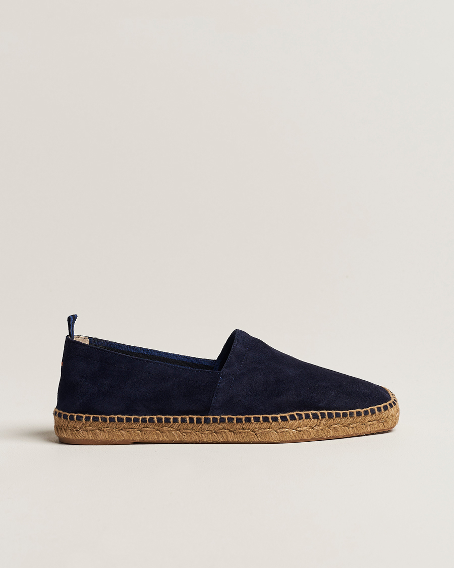 Herren | Espadrillo | Castañer | Pablo Casual Suede Espadrilles Azul Oscuro