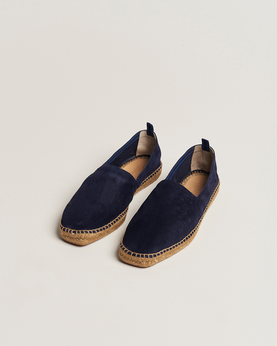 Herren | Castañer | Castañer | Pablo Casual Suede Espadrilles Azul Oscuro