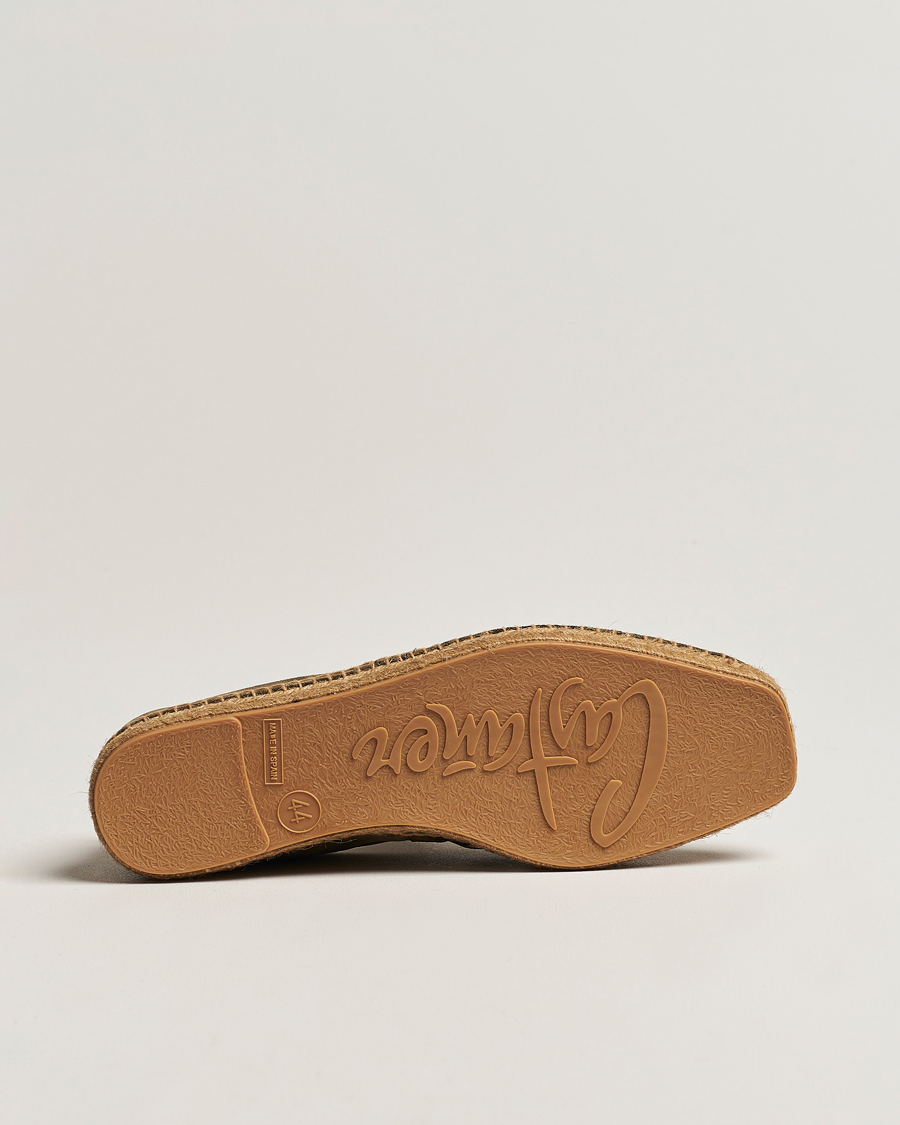 Herren | Espadrillo | Castañer | Pablo Casual Suede Espadrilles Verde Bosque
