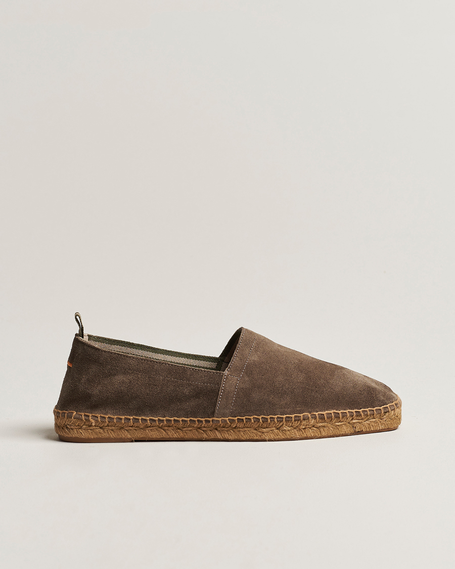 Herren | Espadrillo | Castañer | Pablo Casual Suede Espadrilles Topo