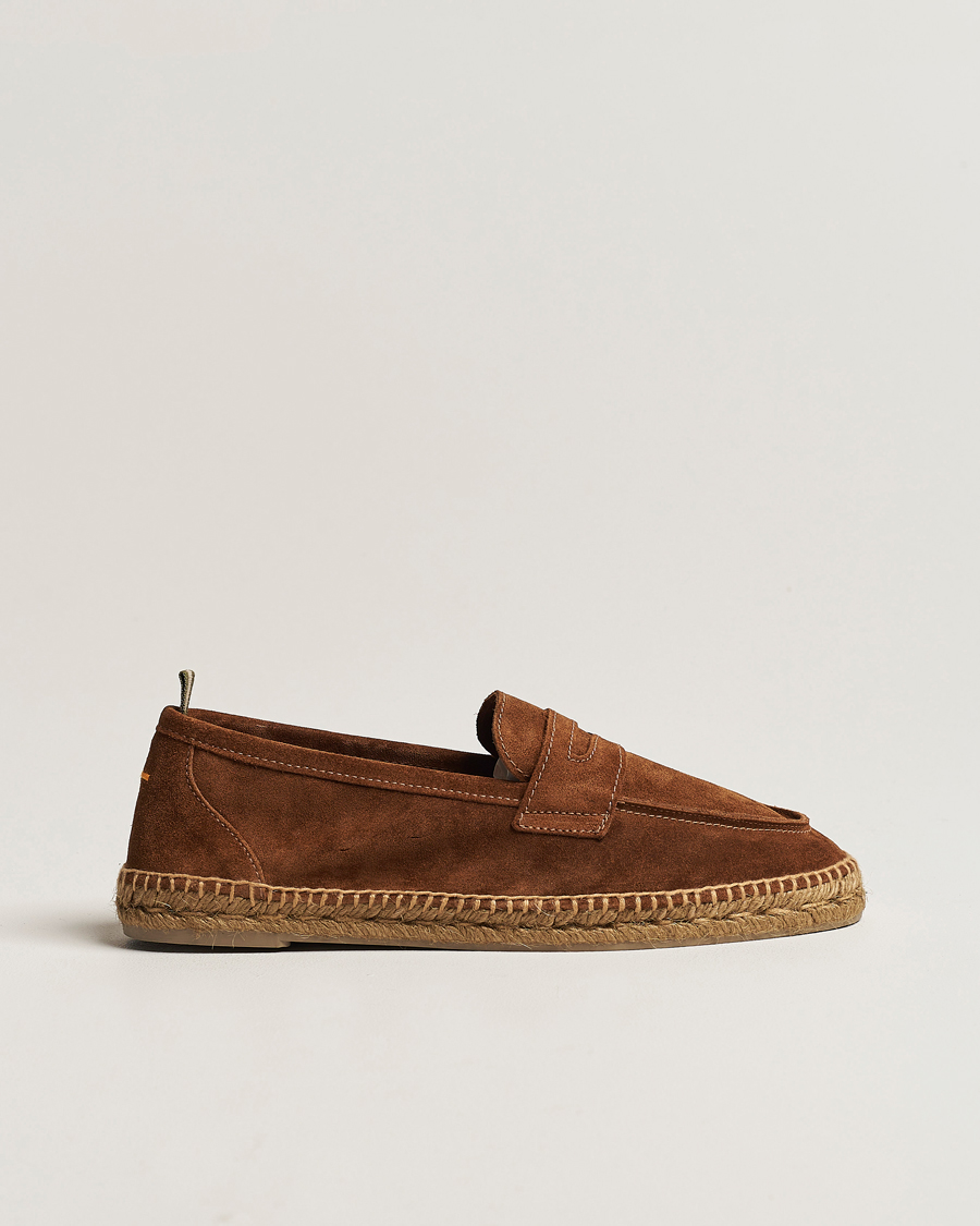 Herren | Espadrillo | Castañer | Nacho Casual Suede Loafers Cuero