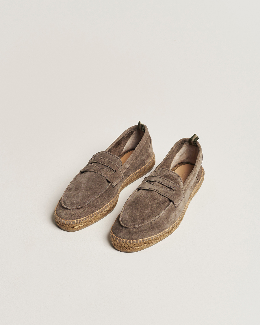 Herren | Schuhe | Castañer | Nacho Casual Suede Loafers Topo