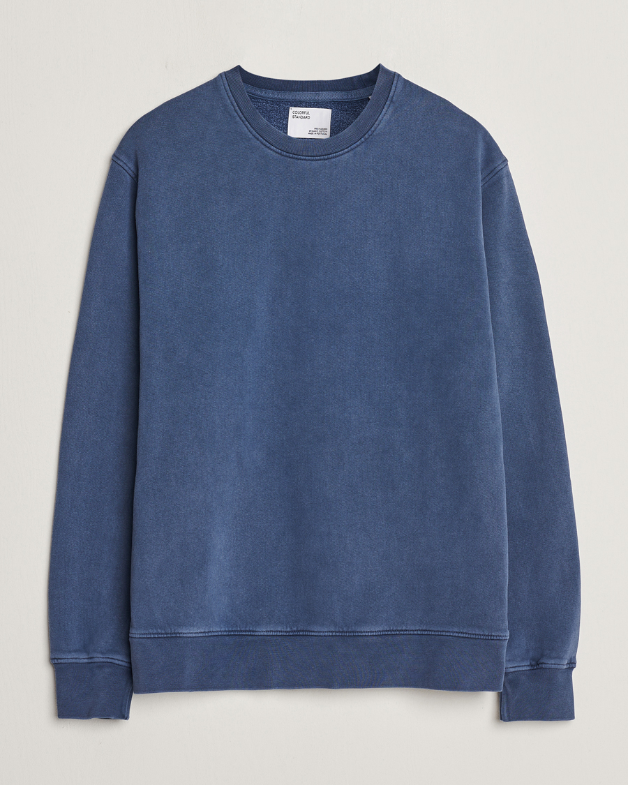 Herren | Pullover | Colorful Standard | Classic Organic Crew Neck Sweat Neptune Blue