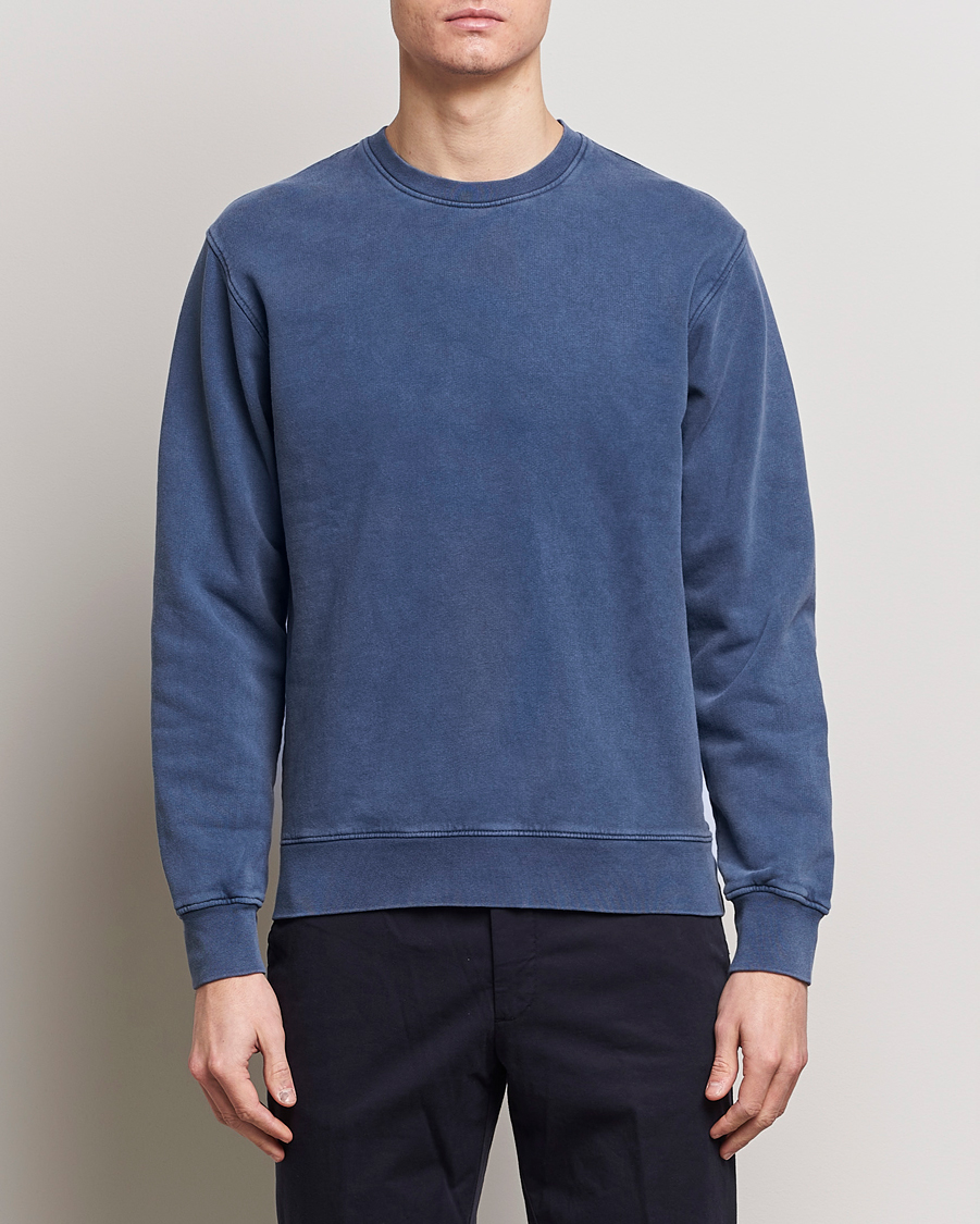 Herren | Sweatshirts | Colorful Standard | Classic Organic Crew Neck Sweat Neptune Blue