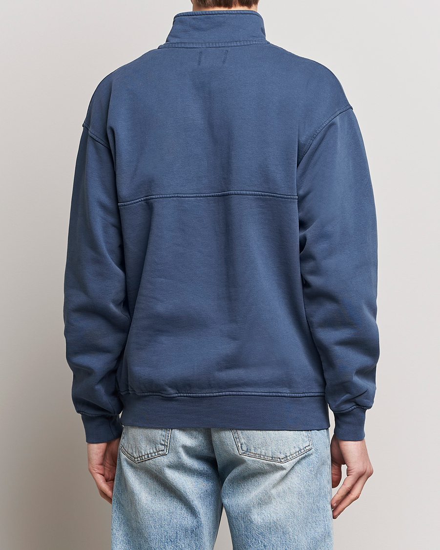 Herren | Pullover | Colorful Standard | Classic Organic Half-Zip Petrol Blue