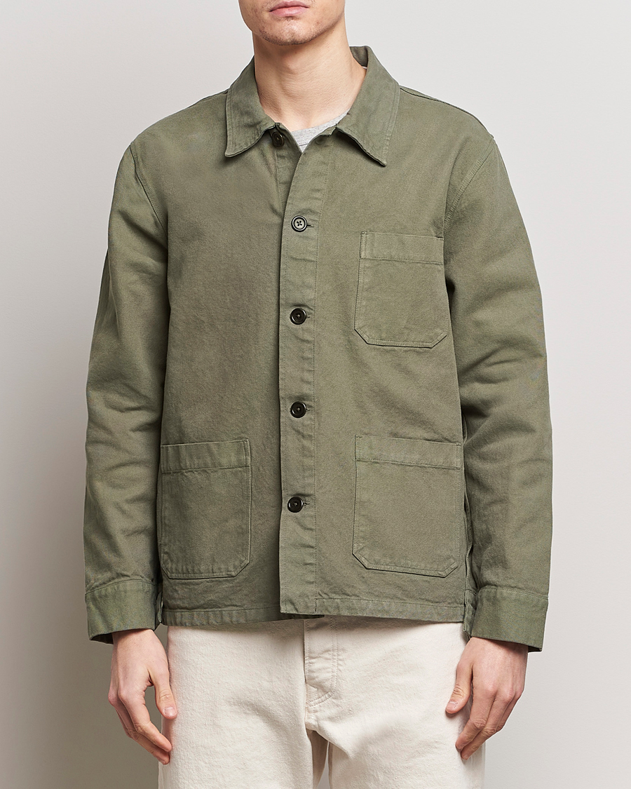 Herren | An overshirt occasion | Colorful Standard | Organic Workwear Jacket Dusty Olive