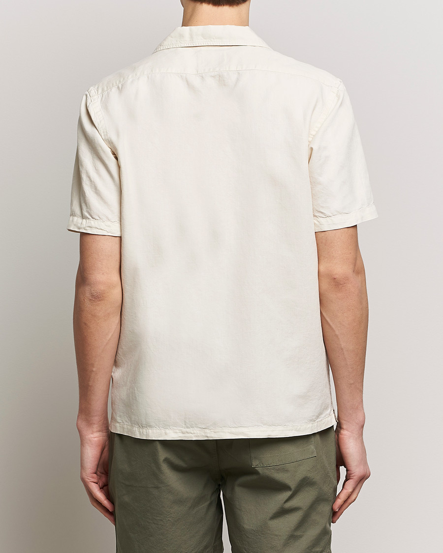 Herren | Hemden | Colorful Standard | Cotton/Linen Short Sleeve Shirt Ivory White