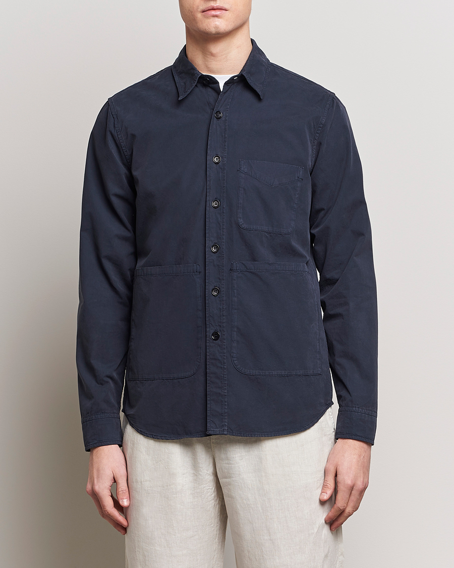 Herren | Italian Department | Aspesi | Utility Shirt Jacket Navy