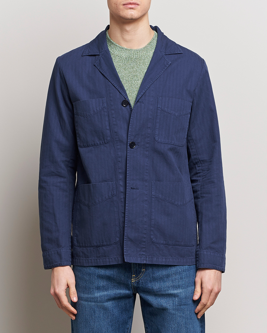 Herren | Italian Department | Aspesi | Fadango Shirt Jacket Navy