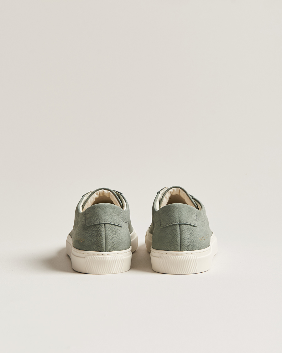 Herren | Common Projects Original Achilles Pebbled Nubuck Sneaker Sage | Common Projects | Original Achilles Pebbled Nubuck Sneaker Sage