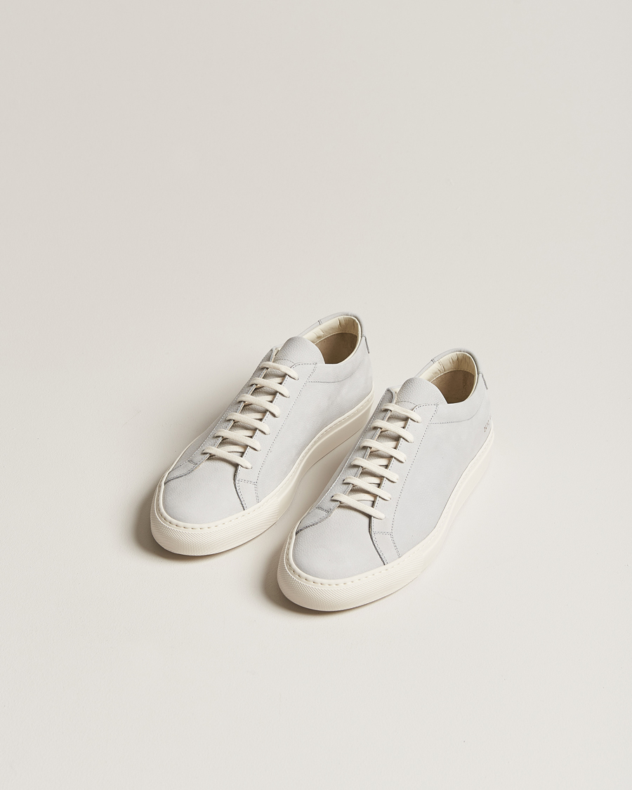 Herren |  | Common Projects | Original Achilles Pebbled Nubuck Sneaker Grey