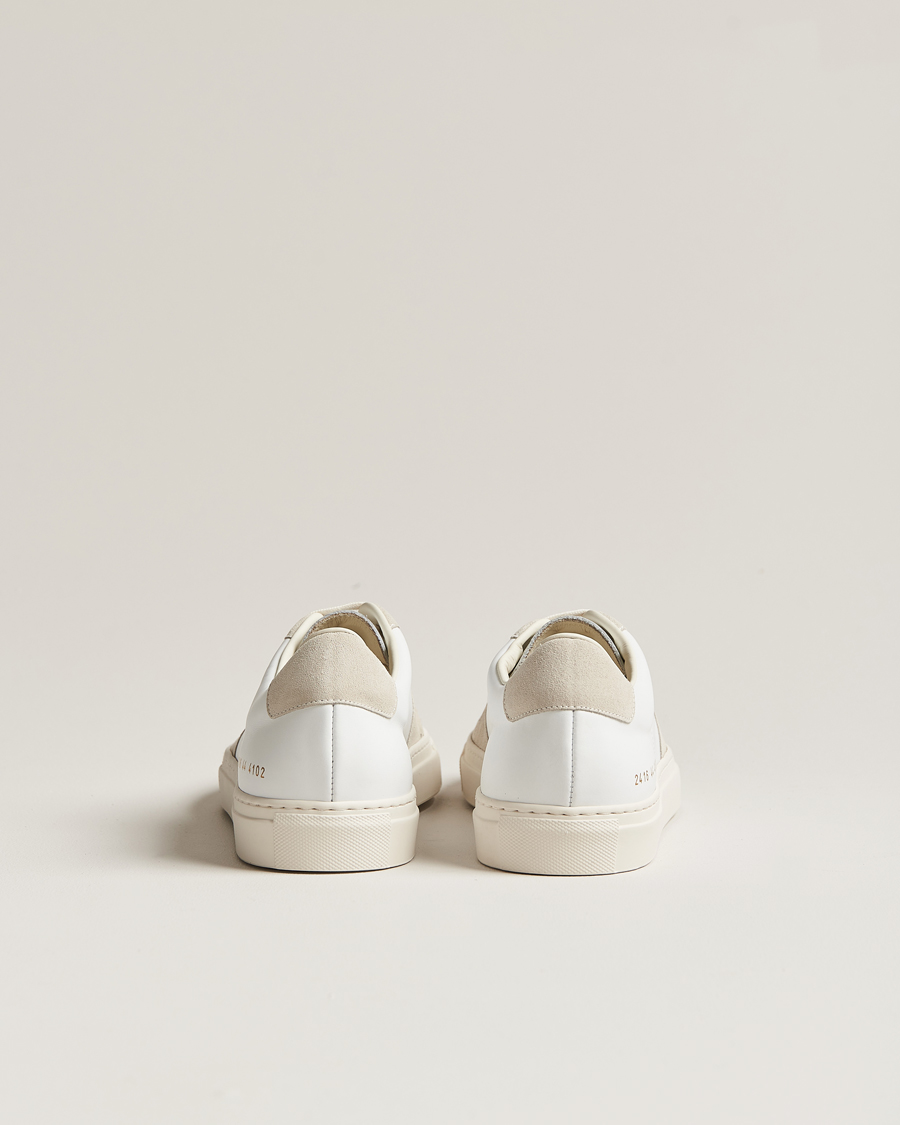 Herren | Common Projects B Ball Duo Leather Sneaker Off White/Beige | Common Projects | B Ball Duo Leather Sneaker Off White/Beige