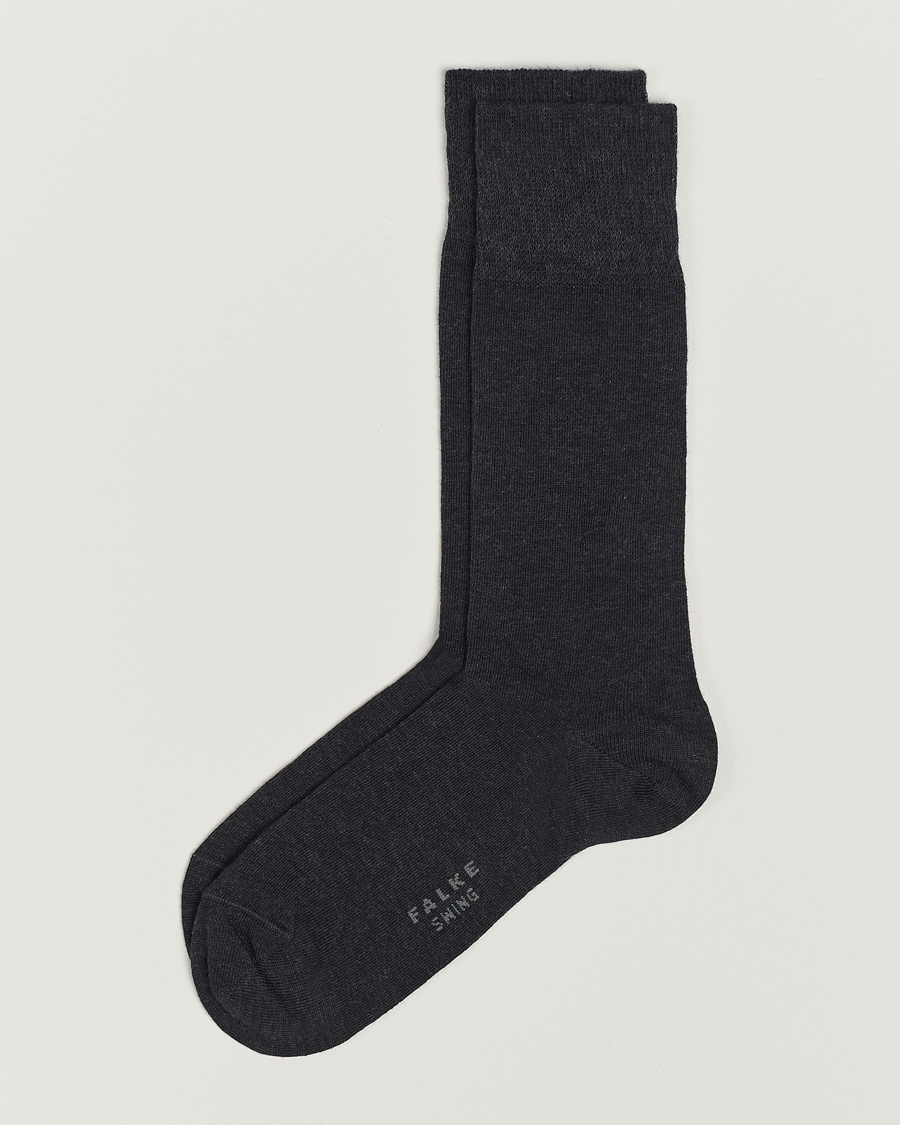 Herren | Unterwäsche | Falke | Swing 2-Pack Socks Anthracite Melange