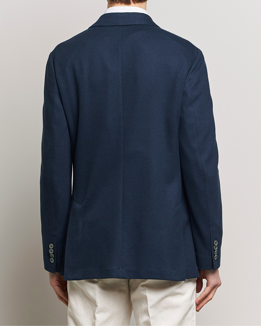 Herren | Sakkos | Brioni | Cotton/Silk Jersey Blazer Navy
