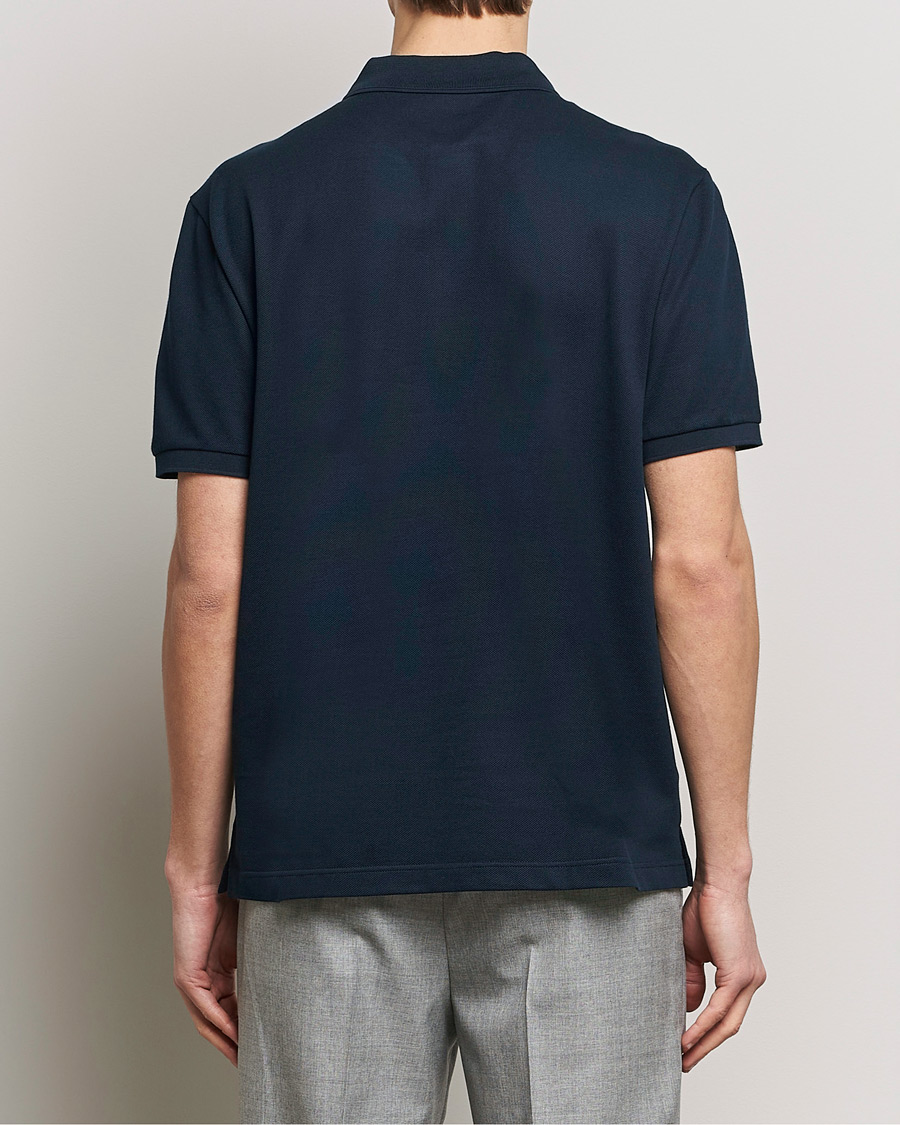 Herren | Poloshirts | Brioni | Cotton Pique Short Sleeve Polo Navy