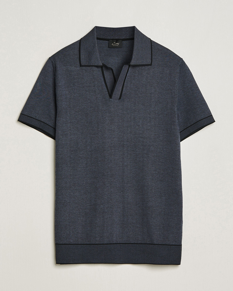 Herren | Poloshirts | Brioni | Soft Cotton Polo Navy