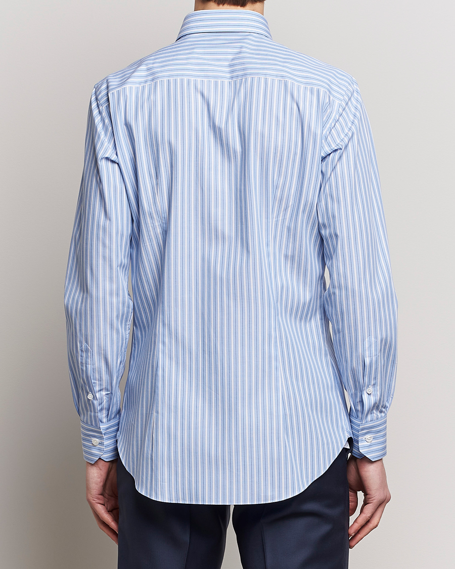 Herren | Hemden | Brioni | Slim Fit Dress Shirt Blue Stripe