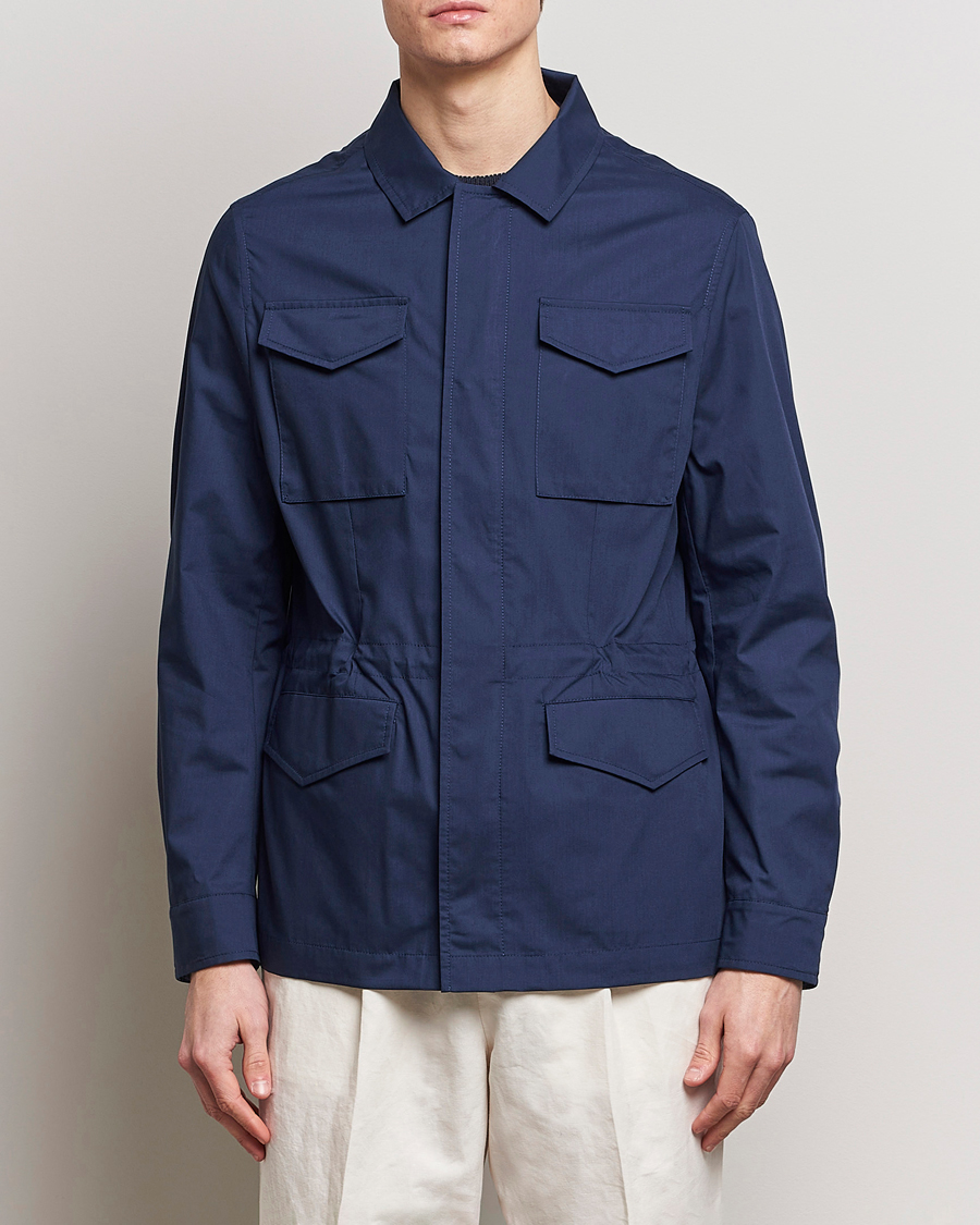 Herren | Frühlingsjacken | Brunello Cucinelli | Lightweight Field Jacket Navy