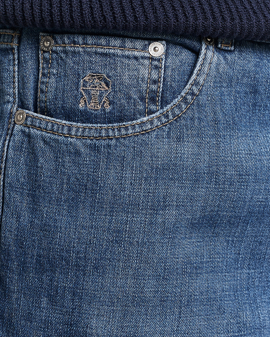 Herren | Hosen | Brunello Cucinelli | Traditional Fit Jeans Dark Blue Wash
