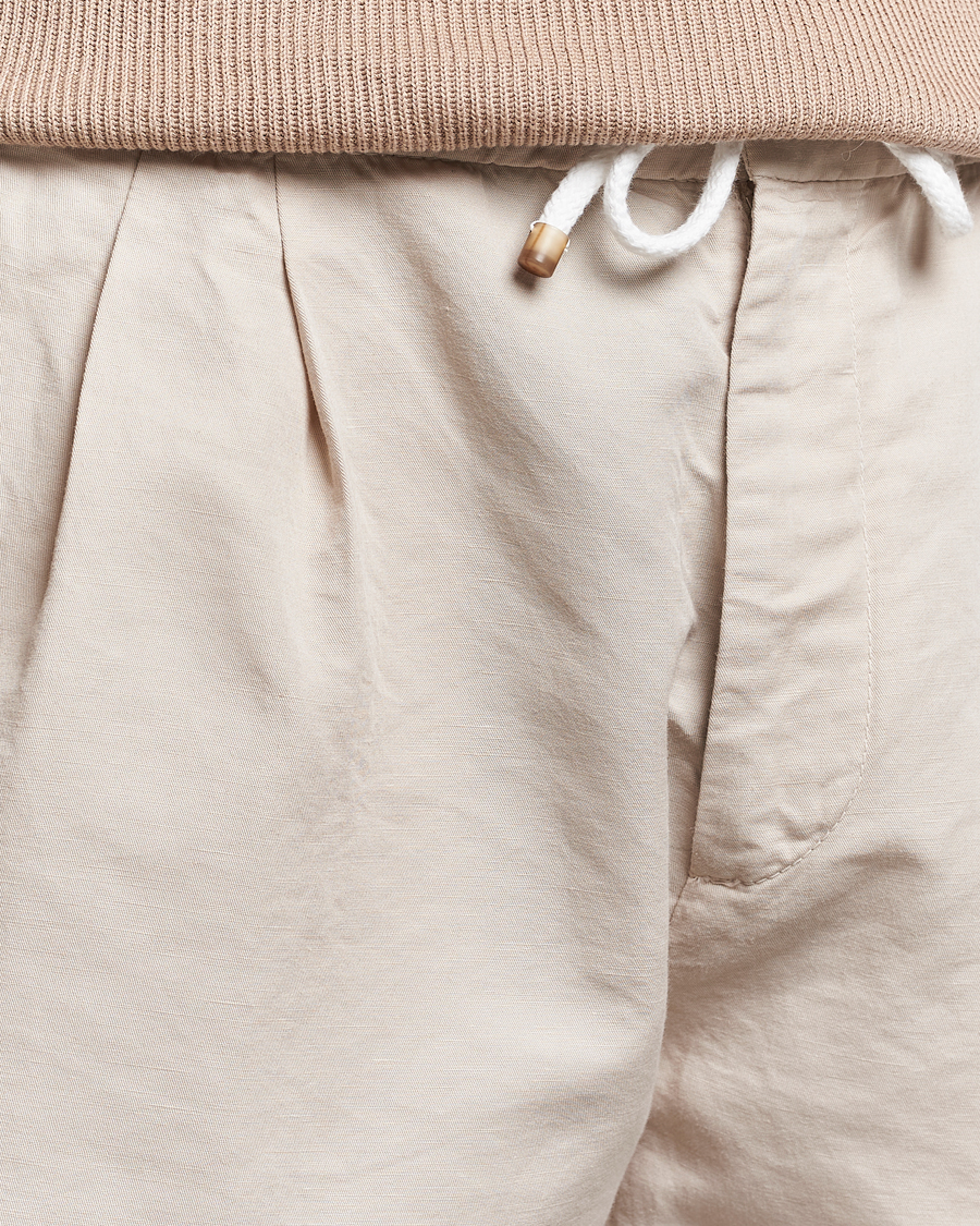 Herren | Shorts | Brunello Cucinelli | Drawstring Shorts Light Beige