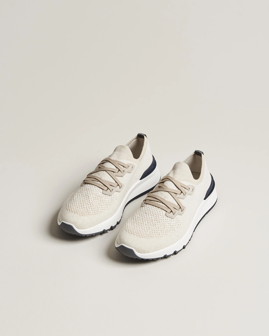 Herren | Schuhe | Brunello Cucinelli | Mesh Running Sneakers Beige