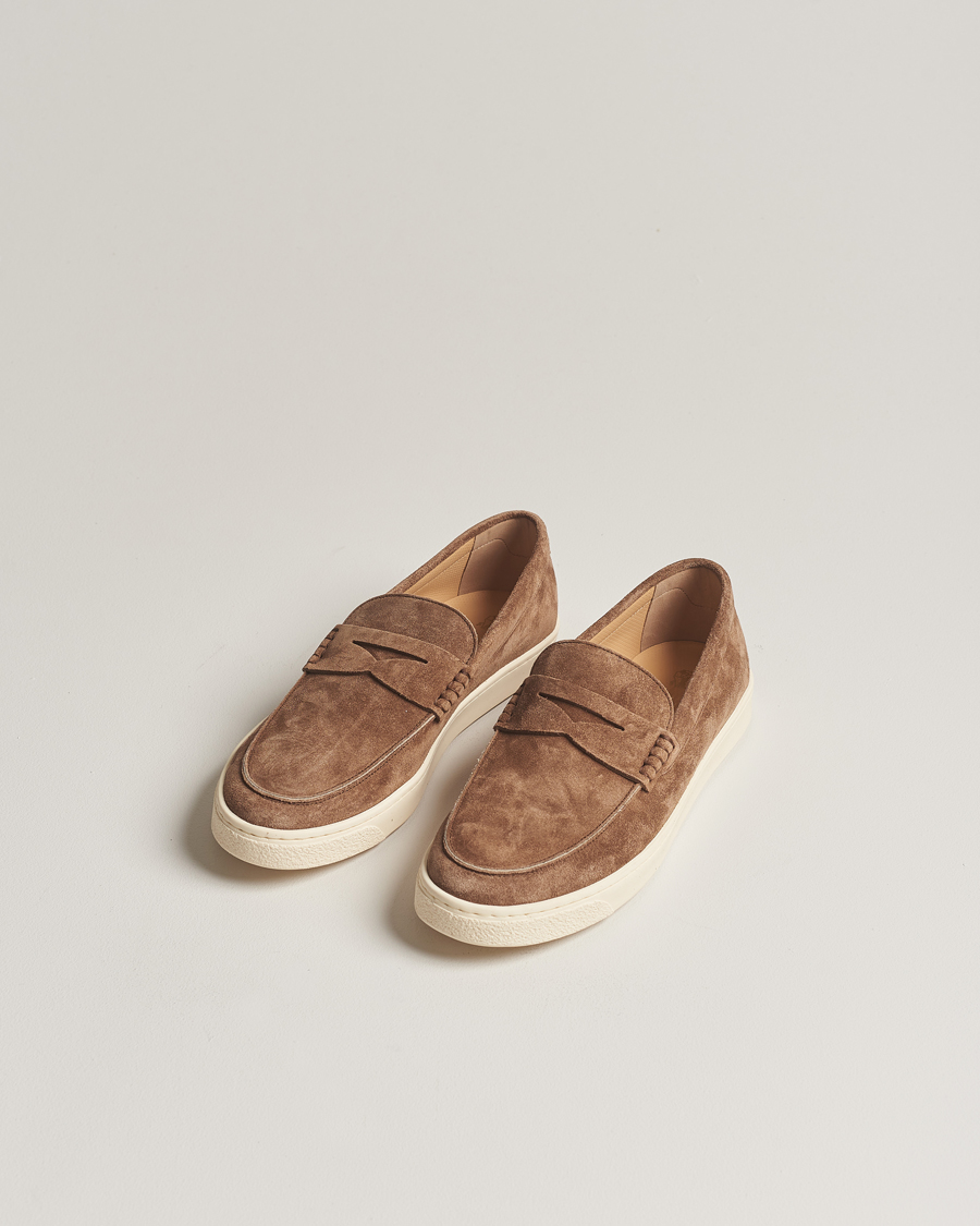 Herr | Loafers | Brunello Cucinelli | Moccasin Loafer Brown Suede
