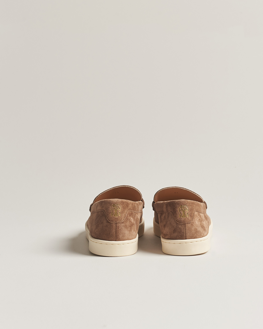Herren | Brunello Cucinelli Moccasin Loafer Brown Suede | Brunello Cucinelli | Moccasin Loafer Brown Suede