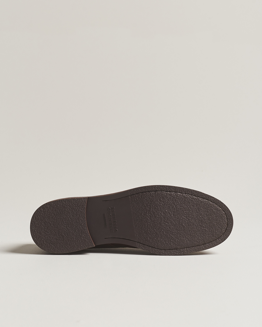 Herren | Brunello Cucinelli Plain Toe Derby Dark Brown Deerskin | Brunello Cucinelli | Plain Toe Derby Dark Brown Deerskin