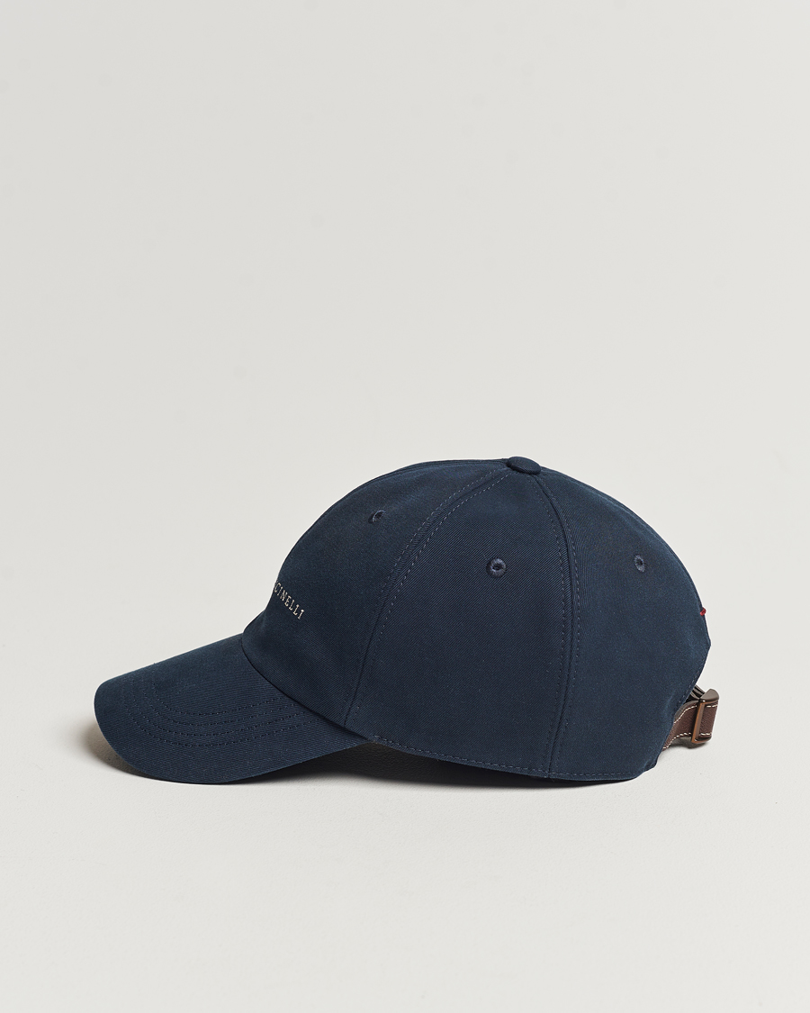 Herren | Brunello Cucinelli Cotton Baseball Cap Navy | Brunello Cucinelli | Cotton Baseball Cap Navy